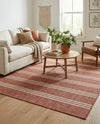 Urban Oasis Rugs Collection Area Rug -  District (Rust Red) Rectangle Rust Red  lifestyle 9