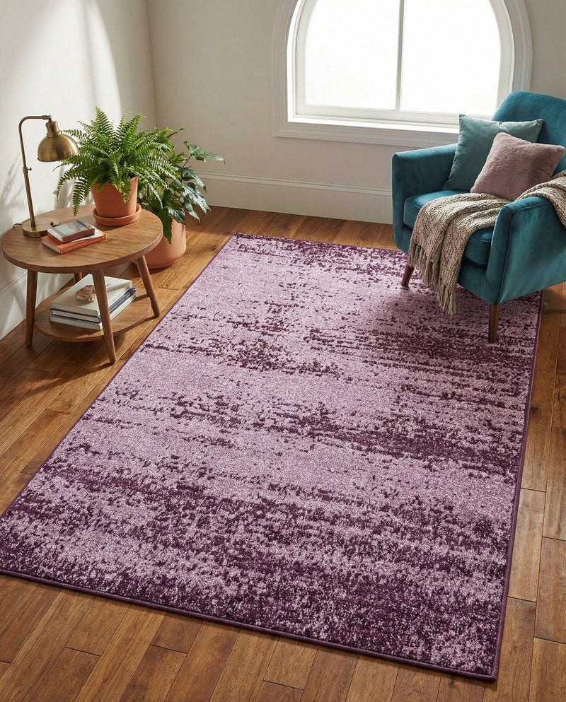 Studio Haven Collection Area Rug -  Gallery (Violet) Rectangle Violet  lifestyle 33