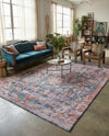 Zahara Oasis Collection Area Rug -  Nador Rectangle Navy Blue  lifestyle 6