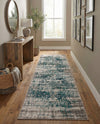 Copenhagen Comfort Collection Area Rug -  Odense Runner Blue  lifestyle 50