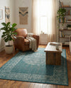 Copenhagen Comfort Collection Area Rug -  Helsingør Rectangle Blue  lifestyle 26