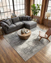 Bloomsbury Elegance Collection Area Rug -  Pimlico Rectangle Gray  lifestyle 18