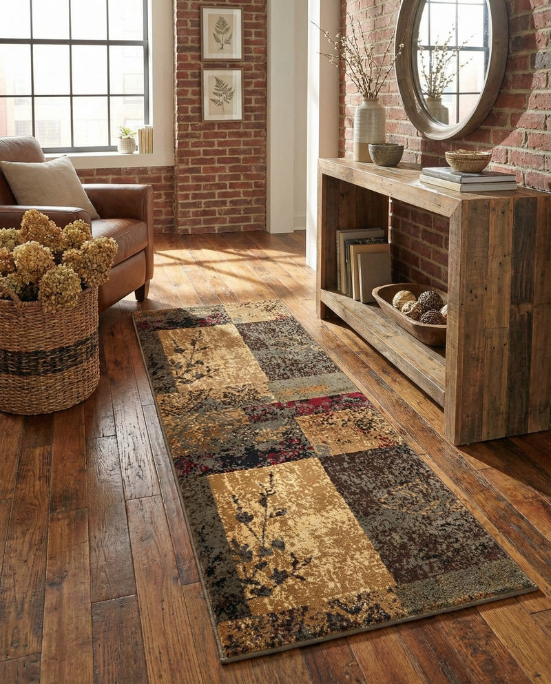 Bistro Lounge Collection Area Rug -  Lungo Runner Beige  lifestyle 68