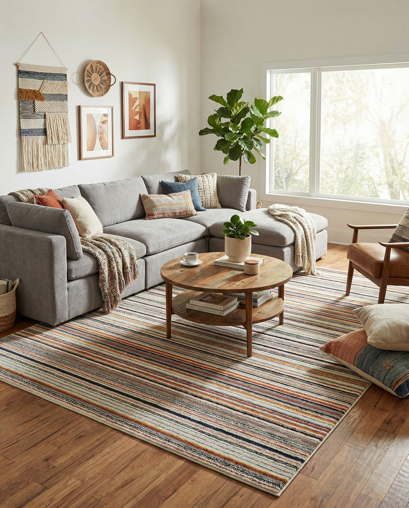Marrakech Mosaic Collection Area Rug - Casablanca Rectangle Ivory  lifestyle 20