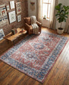 Laguna Sands Collection Area Rug -  Venice Rectangle Rust Red  lifestyle 54