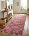 Zahara Oasis Collection Area Rug -  Tangier Runner Rust Red  lifestyle 68