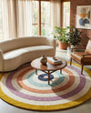 Shepherd's Glen Wool Collection Area Rug - Eldon Round Multi  lifestyle 22