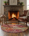 Trellis Mosaic Collection Area Rug - Arborville (Multi) Hearth Multi  lifestyle 39