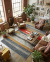 Zagros Oasis Collection Area Rug -  Lordegan Rectangle Blue  lifestyle 14