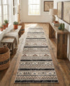 Desert Modern Eco Rug Series Collection Area Rug -  Arches Runner Gray  lifestyle 49