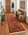 Persian Elegance Collection Area Rug -  Kashan Runner Red  lifestyle 16