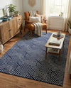 Aravalli Collection Area Rug - Udaipur Rectangle Midnight Blue  lifestyle 55