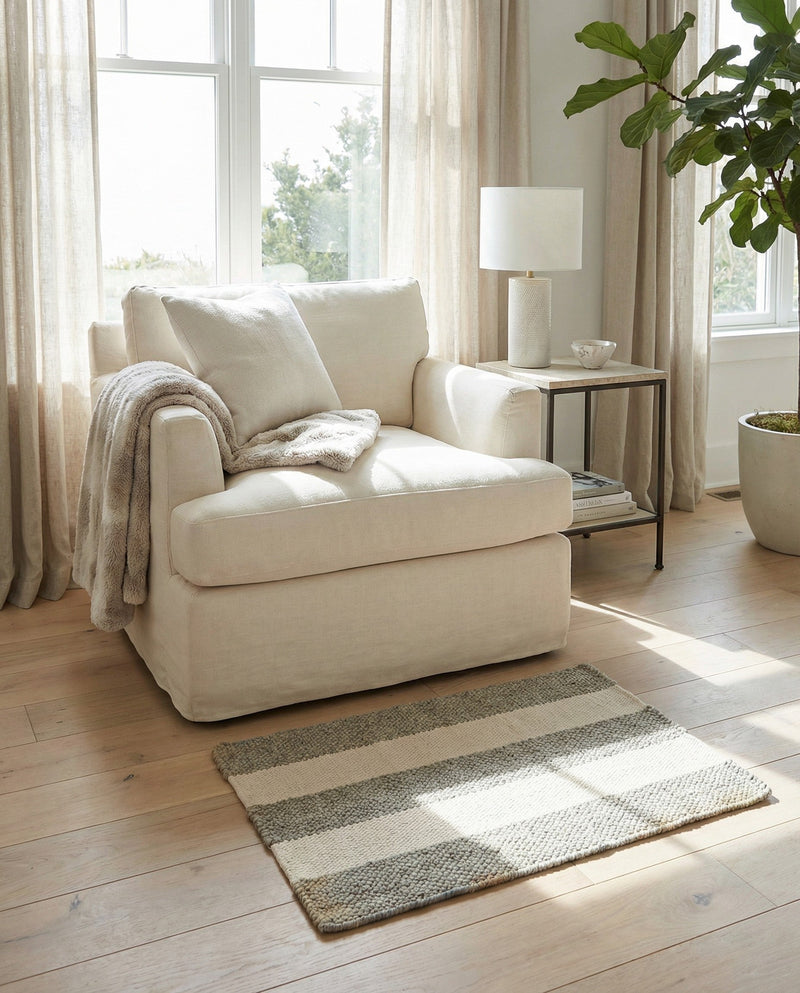 Martha's Vineyard Blueprints Collection Area Rug - Edgartown Rectangle Gray  lifestyle 10
