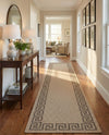 Sahara Sands Collection Area Rug -  Elephantine Runner Natural  lifestyle 76