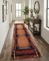 Marrakesh Elegance Collection Area Rug -  Sijilmasa Runner Orange  lifestyle 65