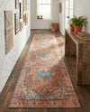 Heritage Elegance Collection Area Rug -  Windsor (Rust Red) Runner Rust Red  lifestyle 72