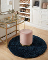 Majestic Manor Collection Area Rug - Versailles (Aegean Blue) Round Aegean Blue  lifestyle 75