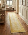 Dover Terrace Collection Area Rug - Marina (Yellow) Runner Yellow  lifestyle 42