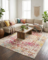 Georgetown Rugs Collection Area Rug - Dupont (Light Multi) Rectangle Light Multi  lifestyle 30