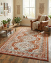 Savannah Elegance Collection Area Rug -  Tybee (Terracotta) Rectangle Terracotta  lifestyle 16