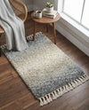 Cozy Cove Shag Collection Area Rug -  Lagoon Rectangle Gray  lifestyle 23
