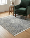 Caribbean Breeze Collection Area Rug -  Utila Square Fume Gray  lifestyle 48
