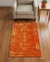 Riviera Elegance Collection Area Rug - Antibes (Orange) Rectangle Orange  lifestyle 17
