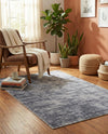 Sahara Essence Collection Area Rug - Oasis (Gray) Rectangle Gray  lifestyle 15