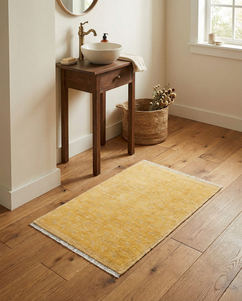 Bazaar Chic Collection Area Rug - Marrakech Rectangle Yellow  lifestyle 12