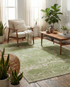 Dover Terrace Collection Area Rug -  Lagoon (Green) Rectangle Green  lifestyle 20