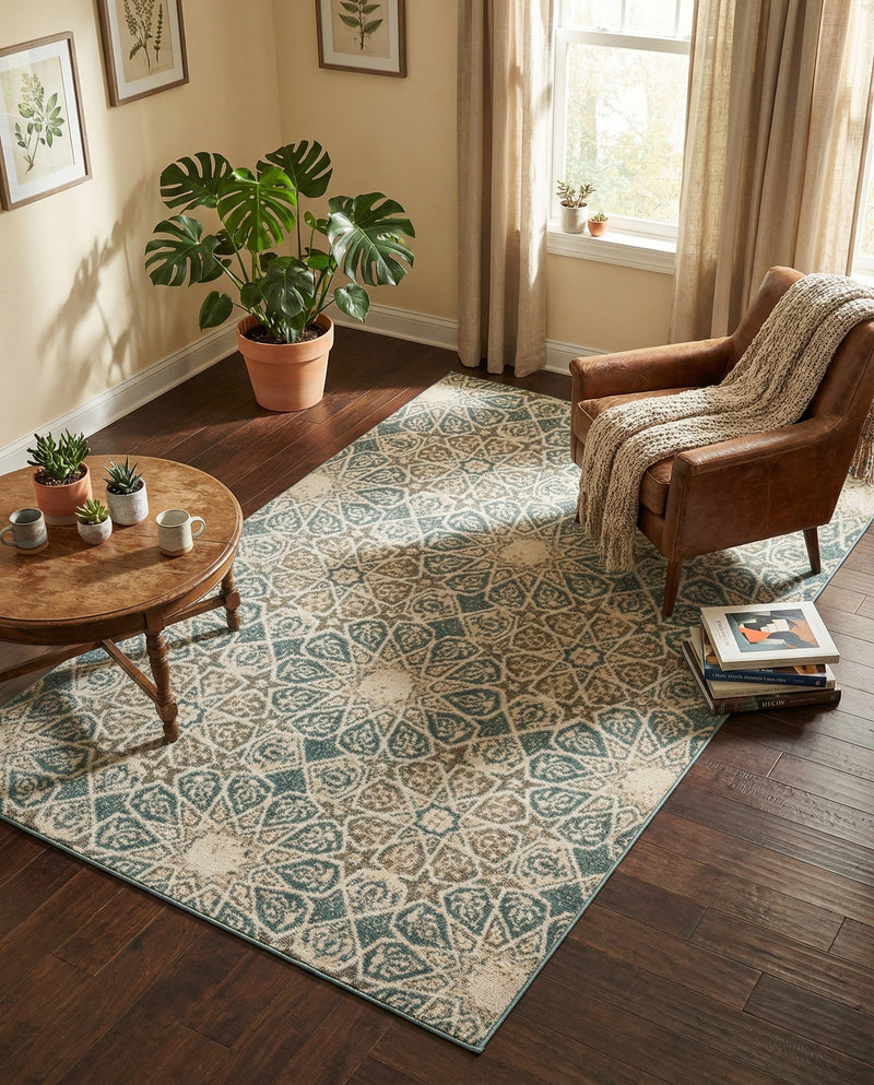 Gobi Sands Collection Area Rug -  UlanBuh Rectangle Multi  lifestyle 4