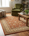 Jaipur Elegance Collection Area Rug -  Nahargarh (Brick Red Light Rose) Rectangle Brick Red Light Rose  lifestyle 19