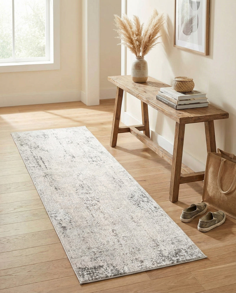Aegean Elegance Collection Area Rug -  Ithaca Runner Gray  lifestyle 78