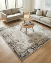 Riviera Elegance Collection Area Rug - Antibes (Beige) Square Beige  lifestyle 47