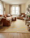 Soho Elegance Collection Area Rug -  Hudson (Yellow) Rectangle Yellow  lifestyle 25