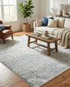 Coastal Haven Collection Area Rug -  Shoreline Rectangle Gray  lifestyle 14