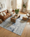 Aegean Elegance Washables Collection Area Rug -  Paros Rectangle Ivory Gray  lifestyle 20