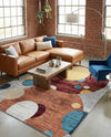 Aegean Elegance Washables Collection Area Rug -  Crete Rectangle Multi  lifestyle 6