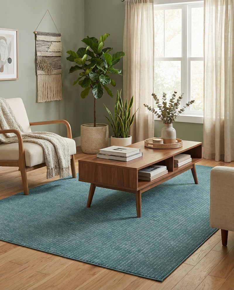 Aravalli Collection Area Rug -  Jaisalmer Rectangle Aegean Blue  lifestyle 40