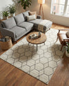 Trellis Mosaic Collection Area Rug - Arborville (Ivory) Rectangle Ivory  lifestyle 15
