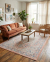 Savannah Series Collection Area Rug - Charleston (Powder Pink) Rectangle Powder Pink  lifestyle 14