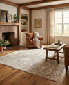 Seville Stripes Collection Area Rug -  Granada (Gray) Rectangle Gray  lifestyle 7