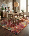 Trellis Mosaic Collection Area Rug - Arborville (Multi) Rectangle Multi  lifestyle 4