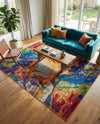 Caribbean Cove Collection Area Rug -  Bequia Rectangle Multi  lifestyle 4