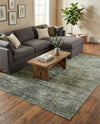 Sahara Essence Collection Area Rug - Oasis (Green) Rectangle Green  lifestyle 20