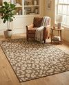 Sahara Sands Collection Area Rug -  Buto Rectangle Brown  lifestyle 21