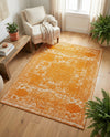 Dover Terrace Collection Area Rug -  Lagoon (Orange) Rectangle Orange  lifestyle 21