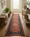 Casablanca Tapestry Collection Area Rug -  Marrakech (Classic Red) Runner Classic Red  lifestyle 39