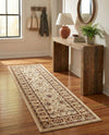 Jaipur Elegance Collection Area Rug -  Nahargarh (Cream) Runner Cream  lifestyle 86