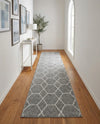Trellis Mosaic Collection Area Rug - Arborville (Light Gray) Runner Light Gray  lifestyle 91
